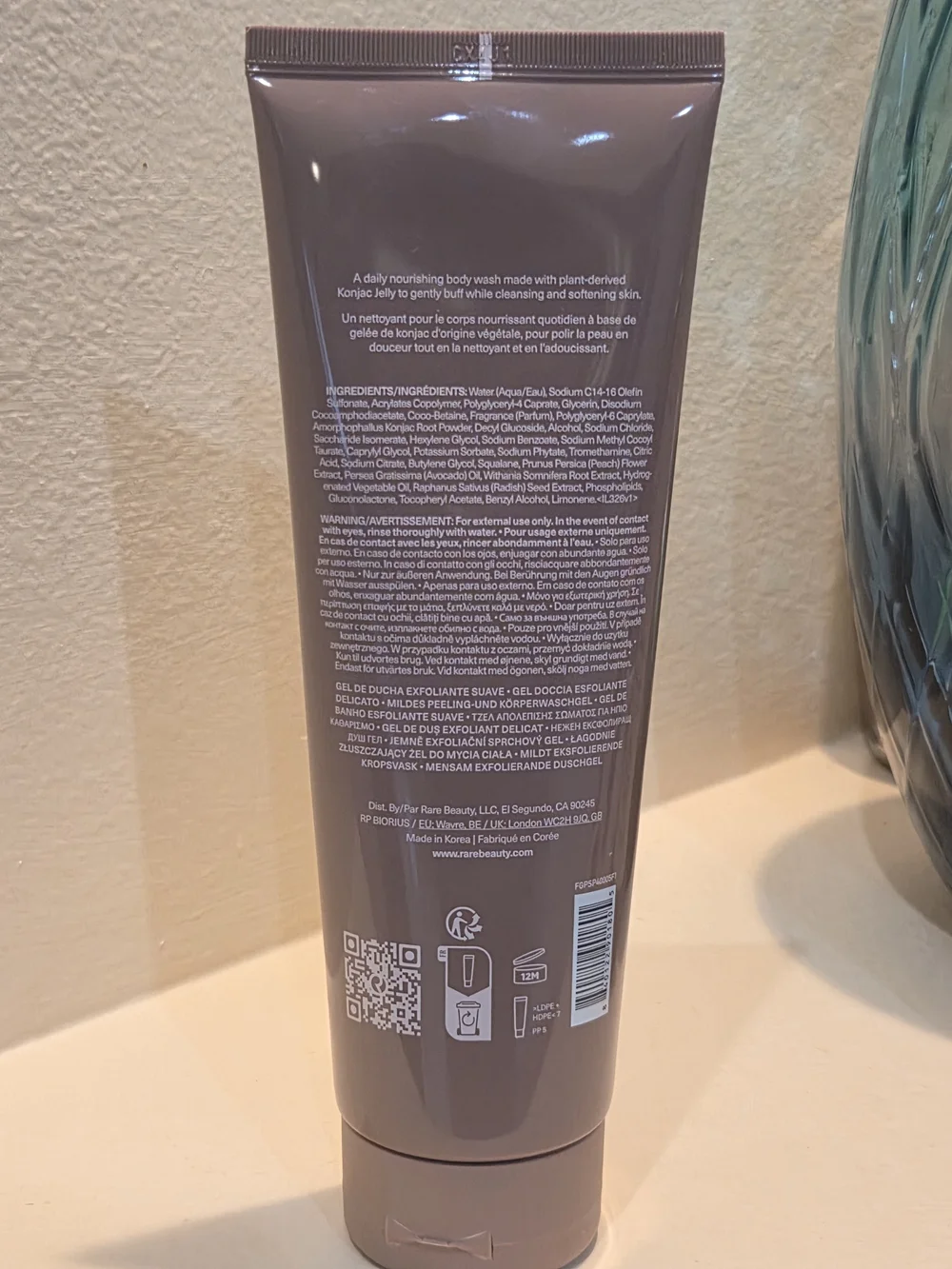 Rare Beauty Find Comfort Gentle Exfoliating Body Wash 8.45 oz